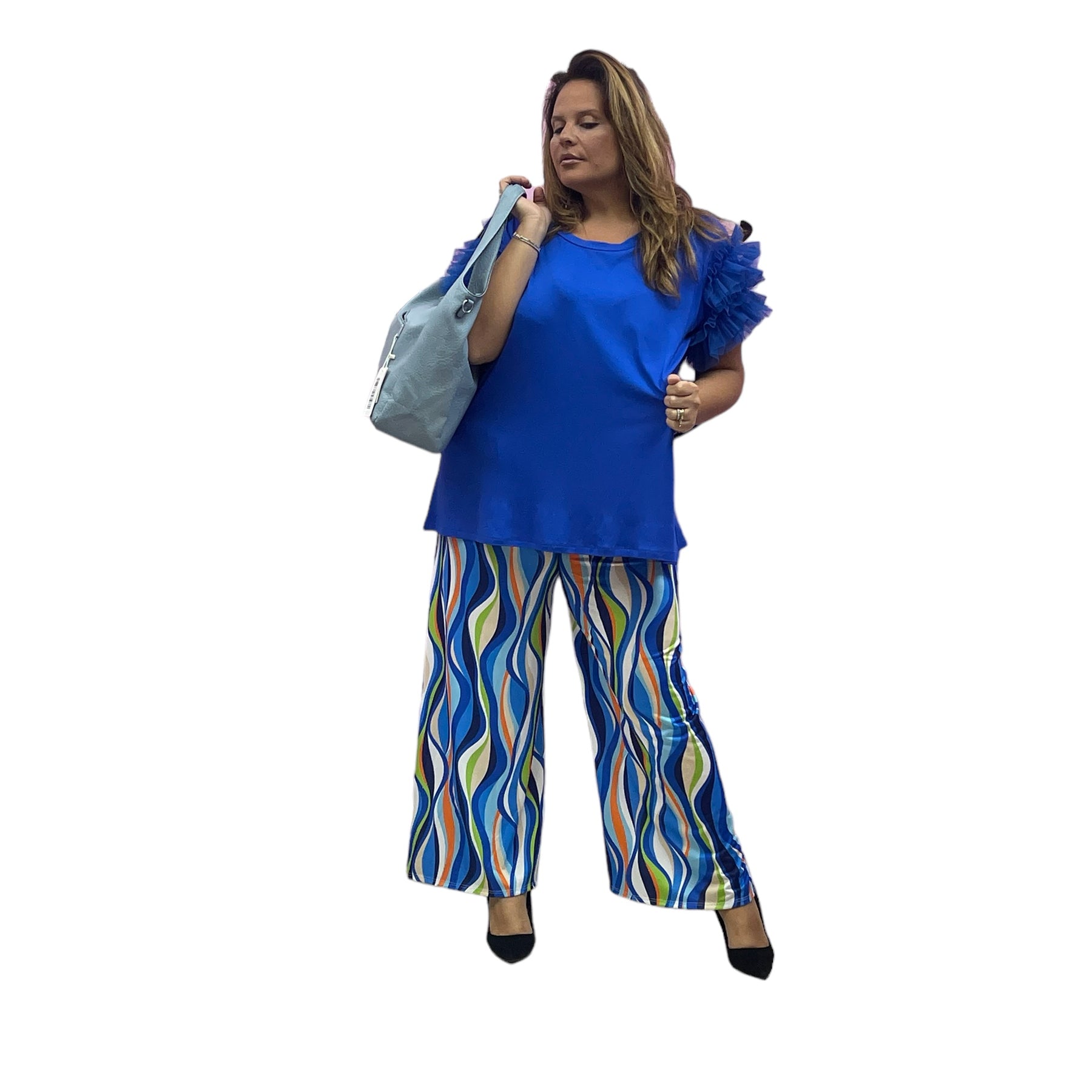 Pantaloni viola 7632