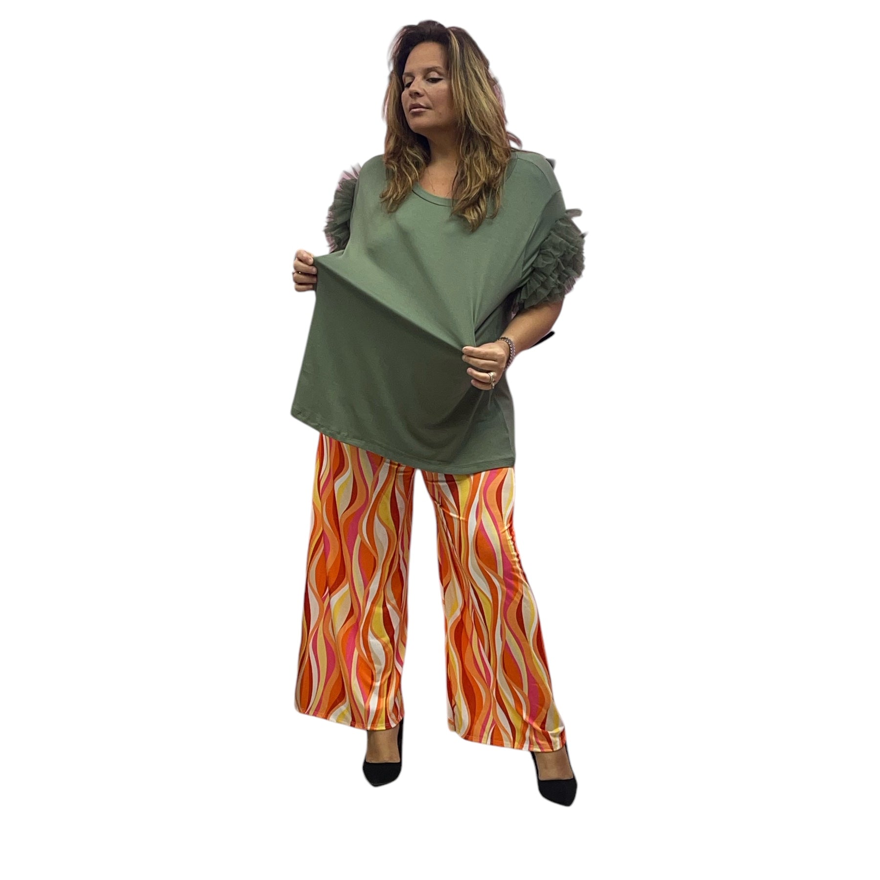 Pantaloni viola 7632