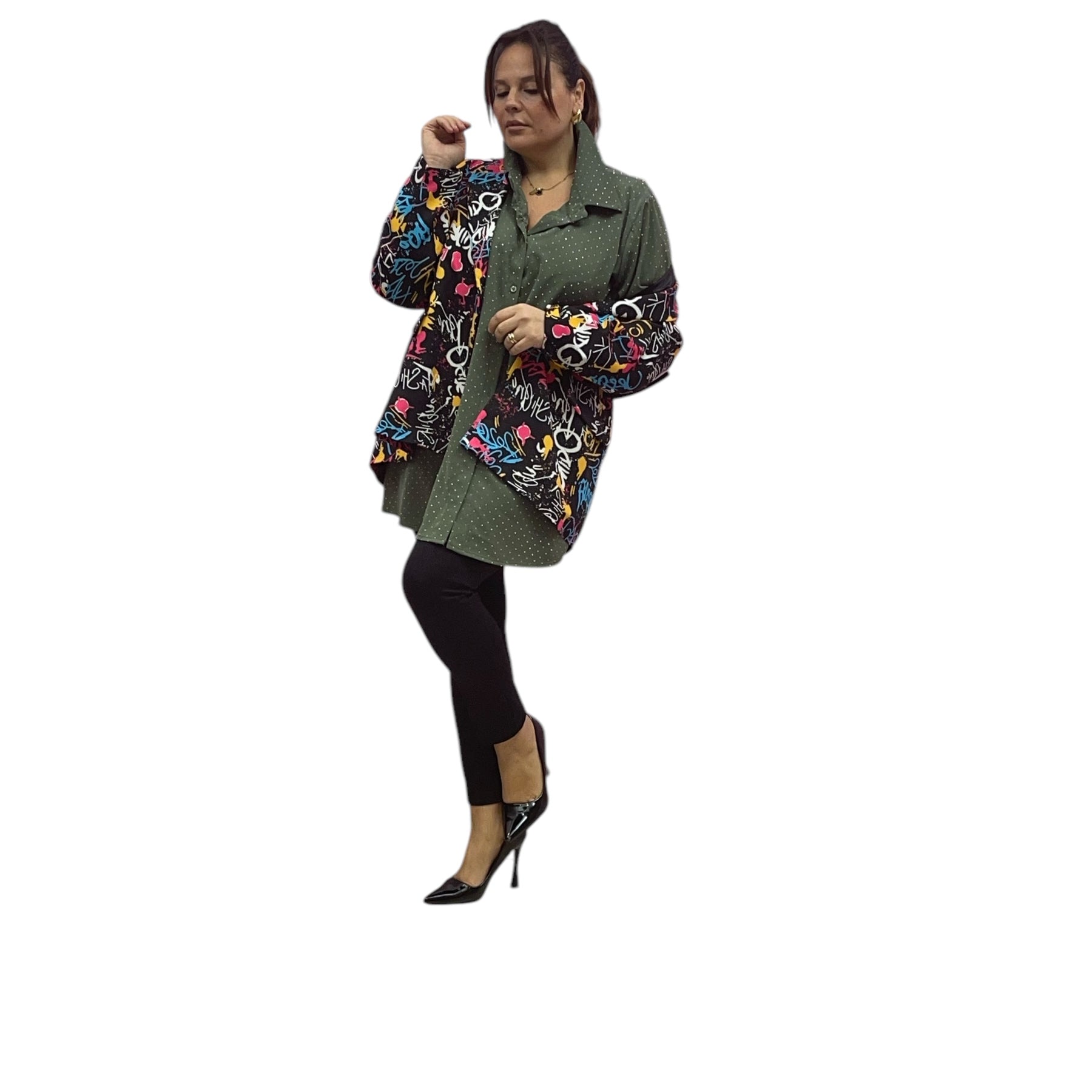 Camicia brillante 3494