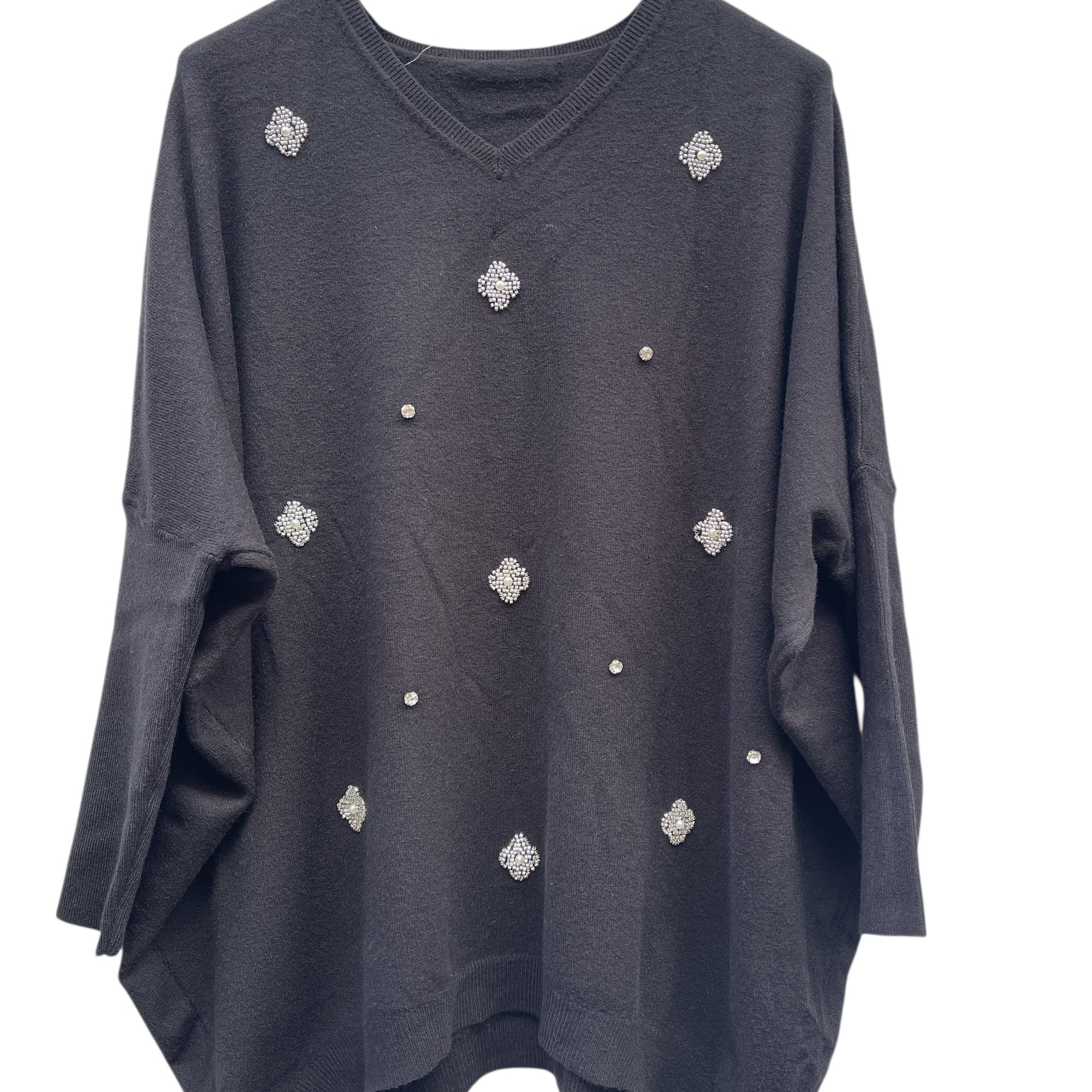 Magliettone strass 9076