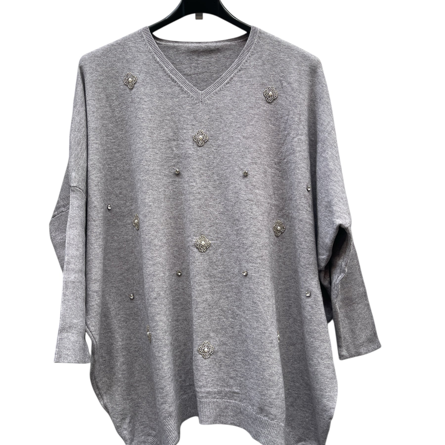 Magliettone strass 9076