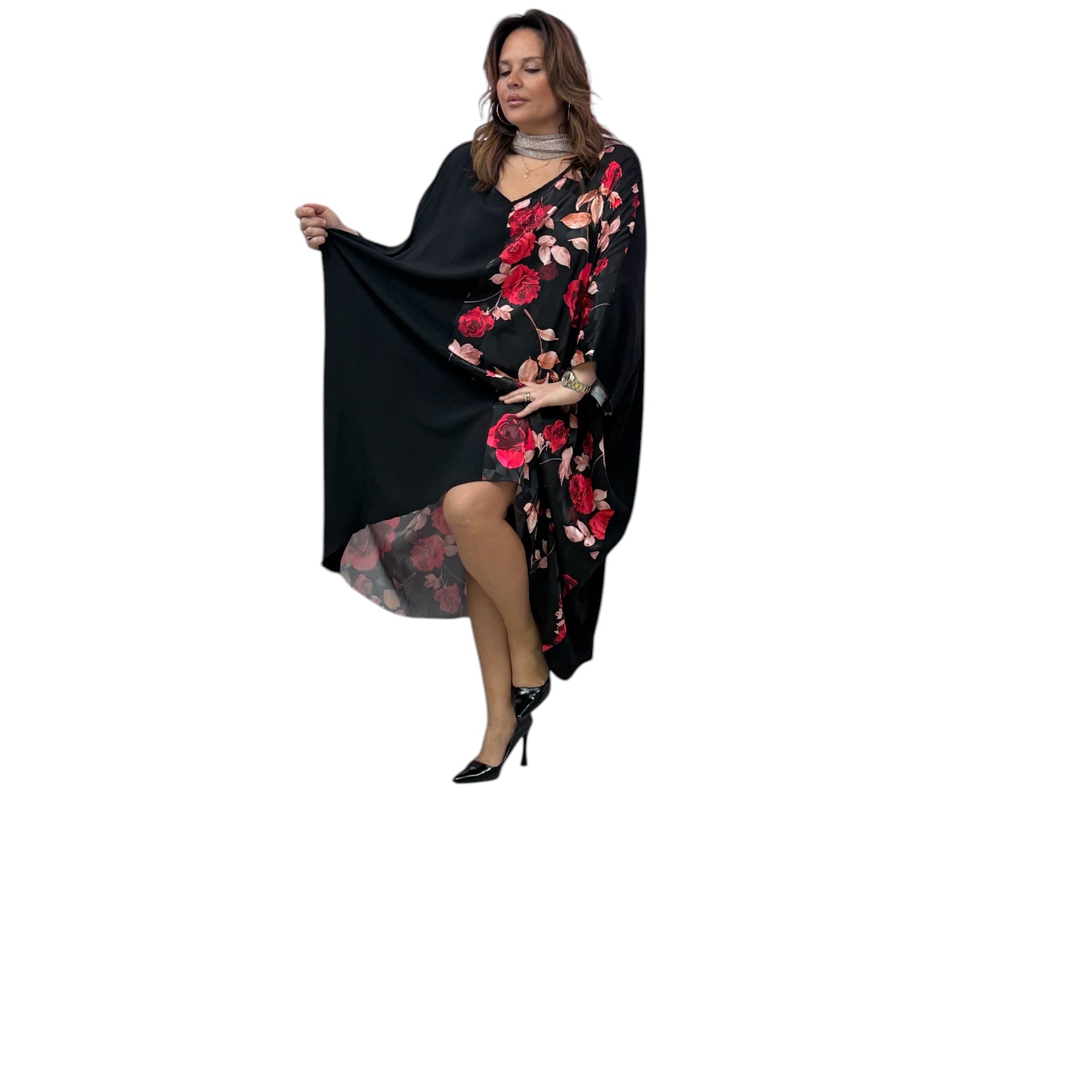 Abito rose 8954 elegant