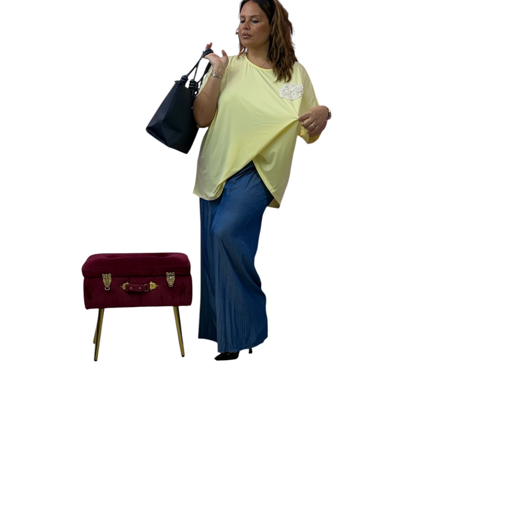 Pantaloni marina 6743