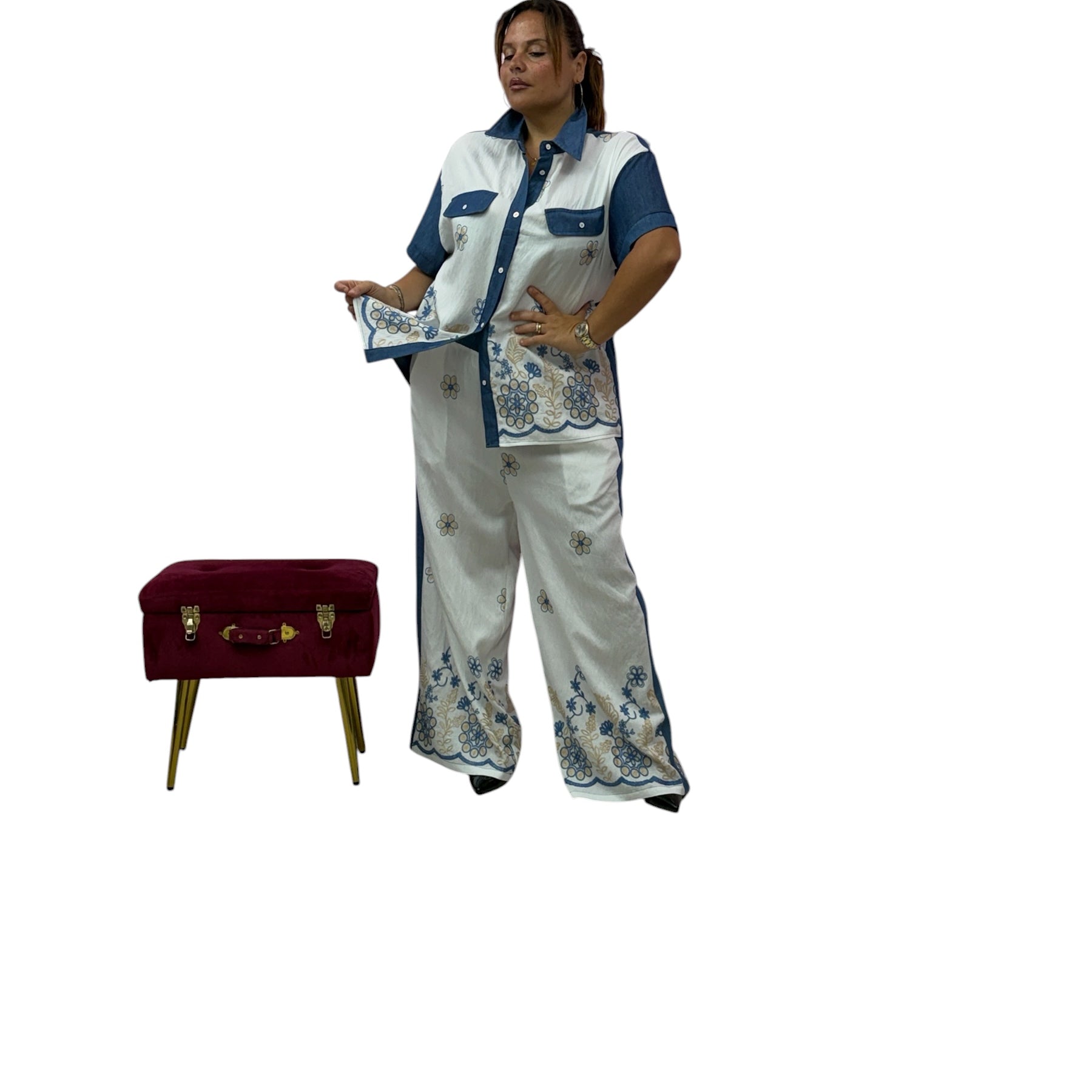 Pantaloni dafne 31083