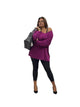 Oversized pink t-shirt 8744