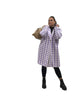 Checked coat 6913