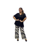 Trousers cyan 6754