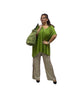 Trousers cyan 6754