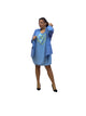 Tunic-length t-shirt waist 6512