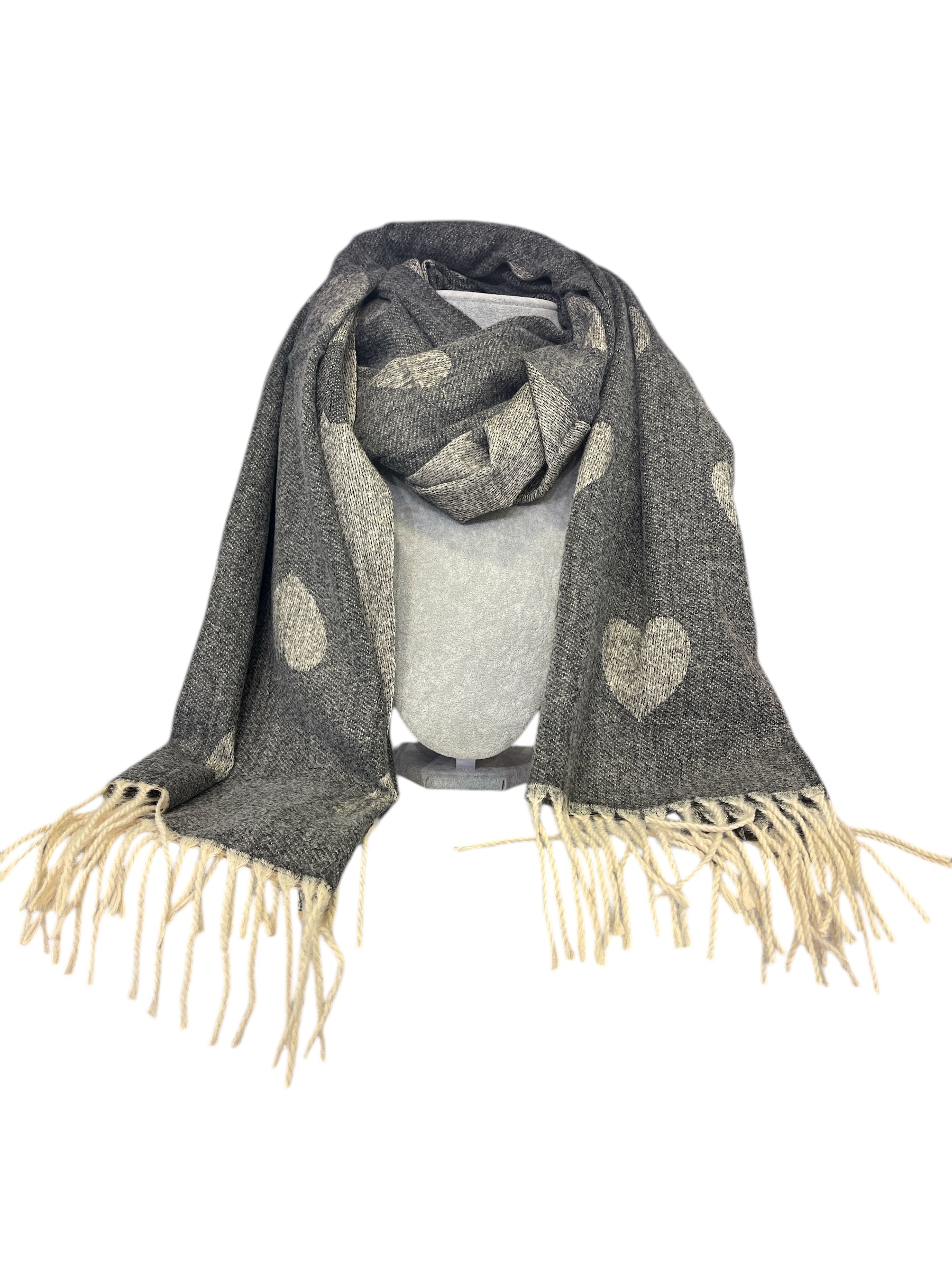 Scarf heart 7654