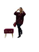 Rhinestone tunic 9076