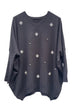 Rhinestone tunic 9076