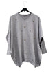 Rhinestone tunic 9076